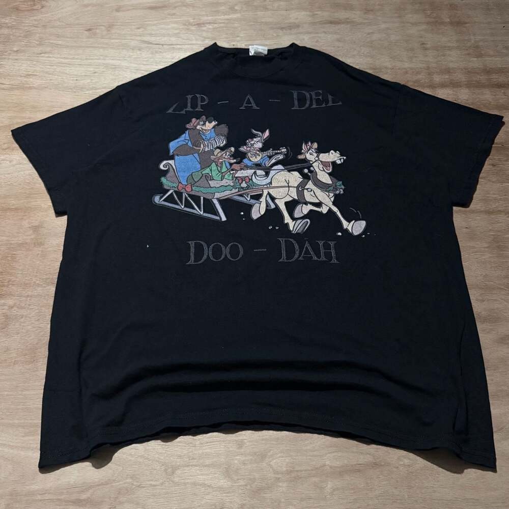 Disney Splash Mountain Zip A Dee Doo Dah Brer Rabbit Graphic T Shirt XL